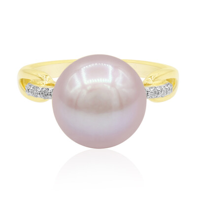 9K Pink Ming Pearl Gold Ring (TPC)