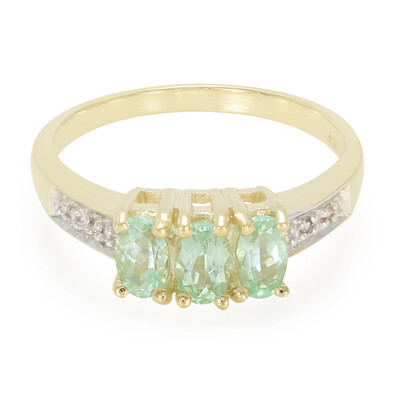 9K Brazilian Paraiba Tourmaline Gold Ring