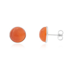 Carnelian Silver Earrings (CUSTODANA)