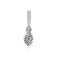 I1 (I) Diamond Silver Pendant