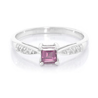 Rajasthan Rhodolite Silver Ring