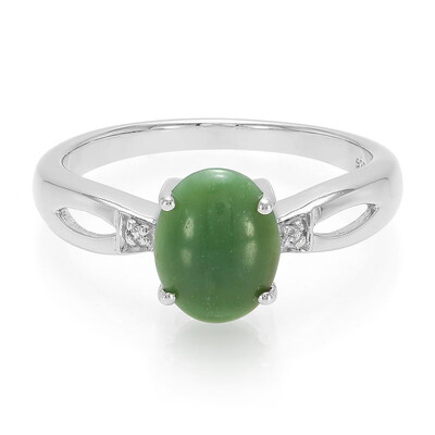 Imperial Chrysoprase Silver Ring