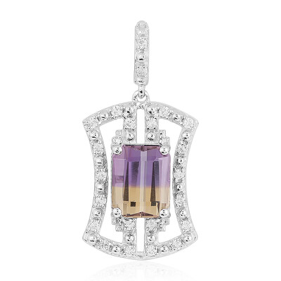 Ametrine Silver Pendant