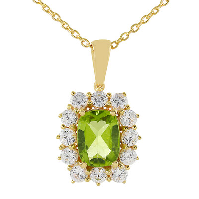 Peridot Silver Necklace