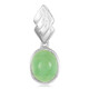 Imperial Chrysoprase Silver Pendant
