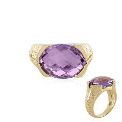 Rose de France Amethyst Silver Ring