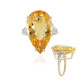 9K Madeira Citrine Gold Ring