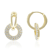 14K I1 (H) Diamond Gold Earrings (CIRARI)