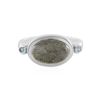 Blue Maniry Labradorite Silver Ring (KM by Juwelo)