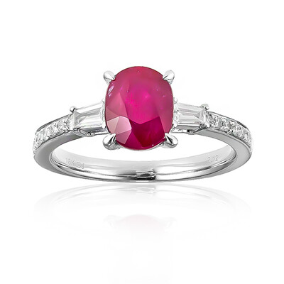 18K AAA Mozambique Ruby Gold Ring (CIRARI)