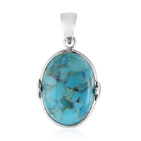 Kingman Blue Mojave Turquoise Silver Pendant (Art of Nature)