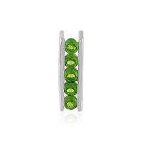 Russian Diopside Silver Pendant