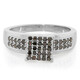 Fancy Diamond Silver Ring