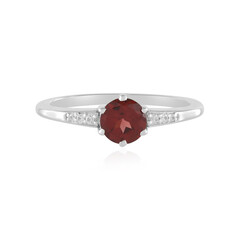 Mozambique Garnet Silver Ring