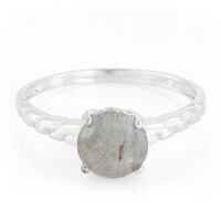 Romanian Spectrolite Silver Ring