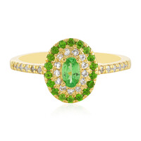 Tsavorite Silver Ring