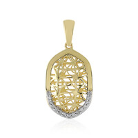 9K I4 (J) Diamond Gold Pendant (Ornaments by de Melo)