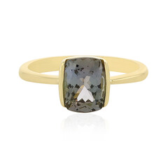 9K Unheated Tanzanite Gold Ring