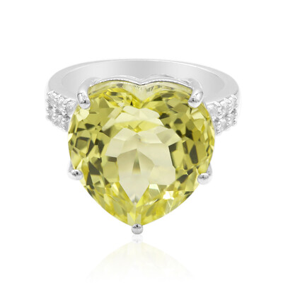 Ouro Verde Quartz Silver Ring (Tenner Diniz)