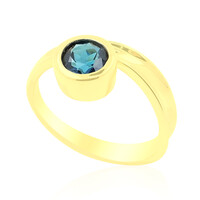 9K Brazilian Indicolite Gold Ring (de Melo)
