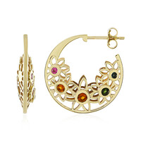 9K Orange Tourmaline Gold Earrings (Ornaments by de Melo)