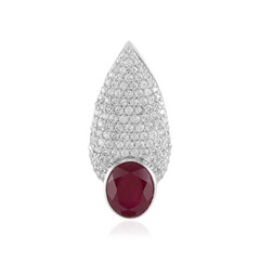 Madagascar Ruby Silver Pendant (de Melo)