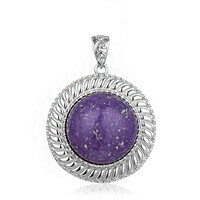 Lepidolite Silver Pendant