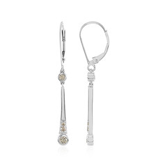 PK Brown Diamond Platinum Earrings (KM by Juwelo)
