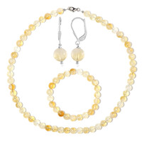 Citrine Silver Set