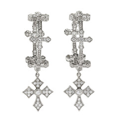 Zircon Silver Earrings (Dallas Prince Designs)