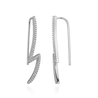 Zircon Silver Earrings