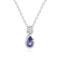 Tanzanite Silver Necklace