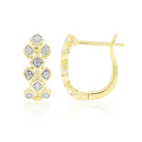 9K SI2 (G) Diamond Gold Earrings