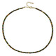 Green Tourmaline Silver Necklace