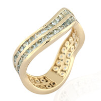 9K Santa Maria Aquamarine Gold Ring (de Melo)