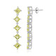 Ouro Verde Quartz Silver Earrings