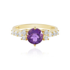 Moroccan Amethyst Silver Ring