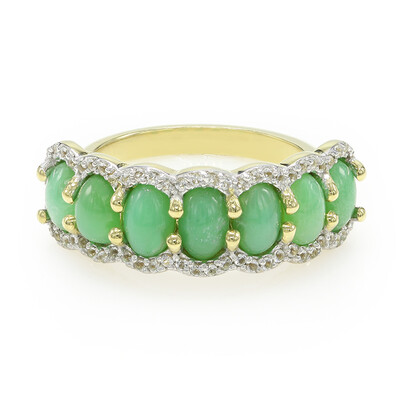 Imperial Chrysoprase Silver Ring