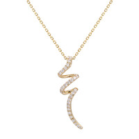 14K I1 (H) Diamond Gold Necklace (CIRARI)