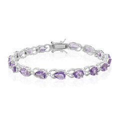 Amethyst Silver Bracelet