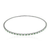 14K AAA Kenya Tsavorite Gold Bangle (CIRARI)