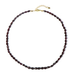 Rajasthan Rhodolite Silver Necklace