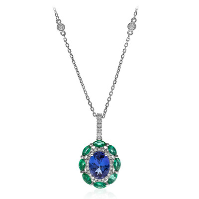 14K AAA Tanzanite Gold Necklace (CIRARI)