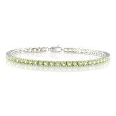 Peridot Silver Bracelet