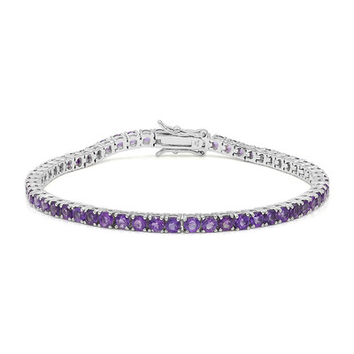 Amethyst Silver Bracelet