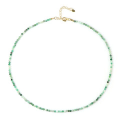 Brazilian Emerald Silver Necklace