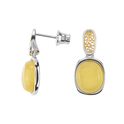 Baltic Amber Silver Earrings (dagen)