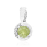 Namibian Demantoid Silver Pendant
