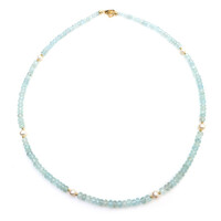 Brazilian Aquamarine Silver Necklace