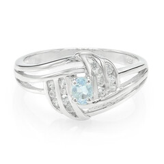Brazilian Paraiba Tourmaline Silver Ring